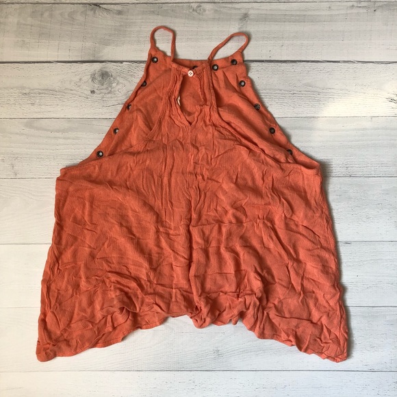 Elodie Anthropologie Peach Tank Top - Picture 3 of 5